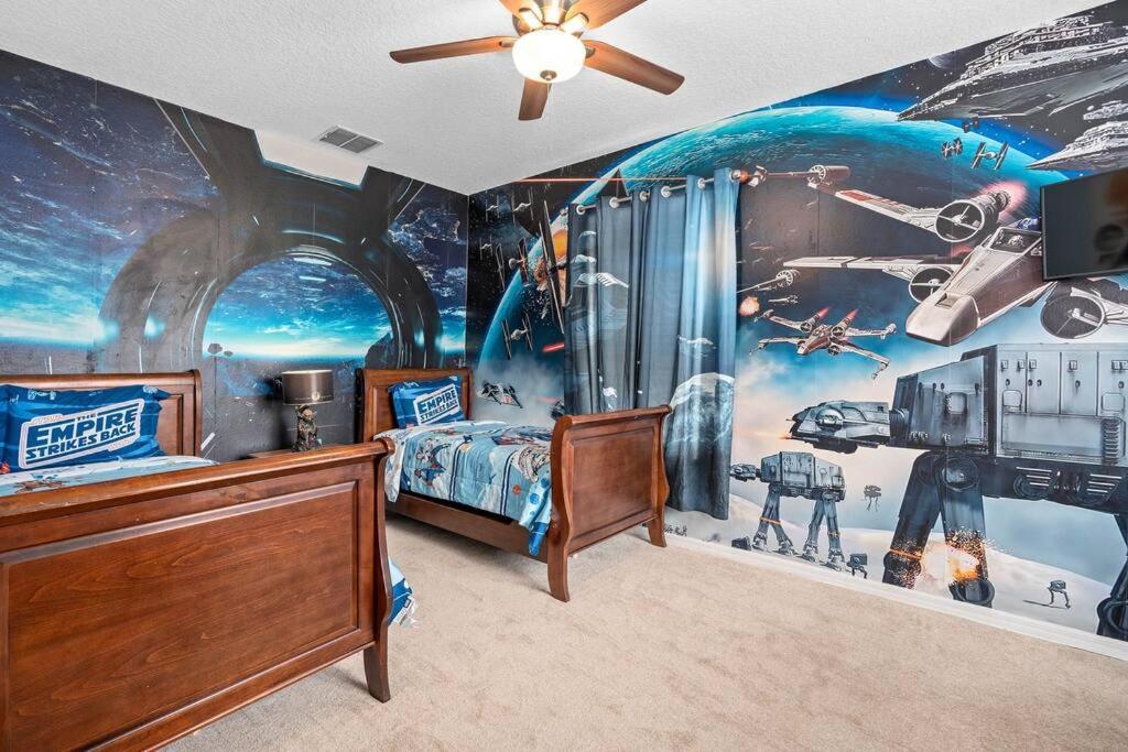 Lakeview W/8 Bedroom 5 Kingsuite 3 Miles To Disney 키시미 외부 사진